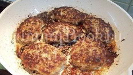 котлеты с картофелем