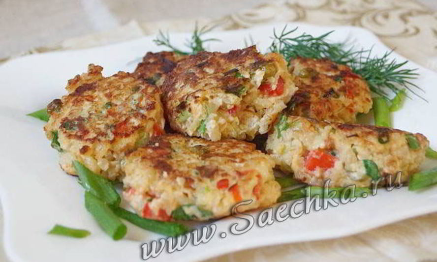 Рецепт котлет с овощами и булгуром