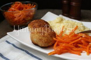 Курино-овощные котлеты