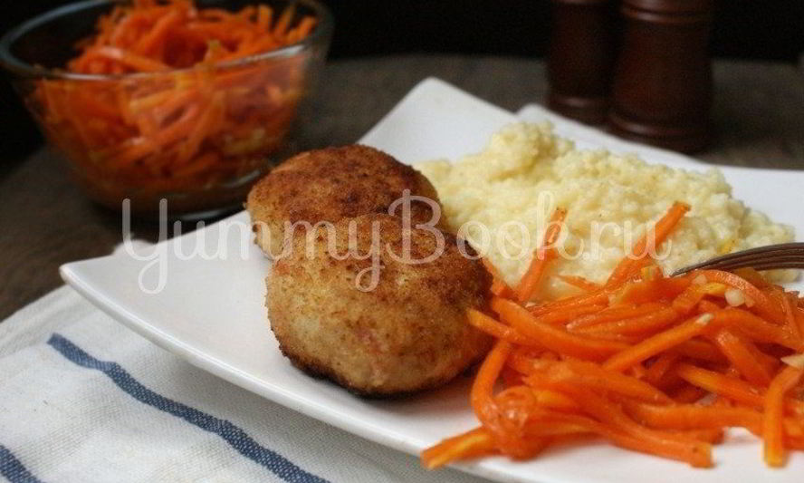 Рецепт куриного-овощных котлеты
