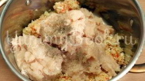 курино-овощные котлеты