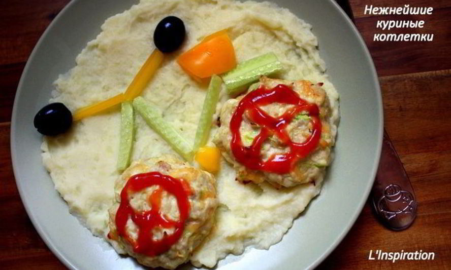 Рецепт куриных котлеток с кабачком и сыром