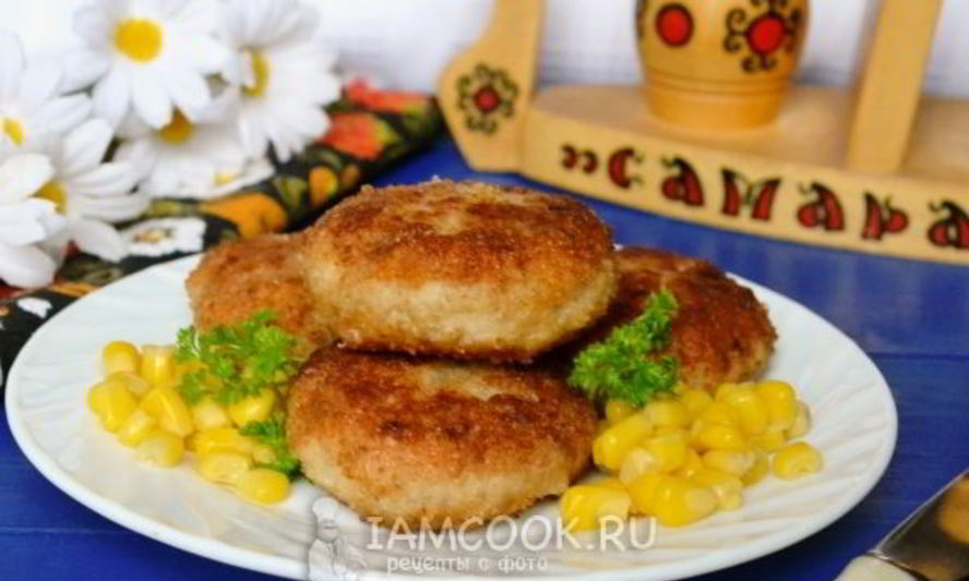 Рецепт куриных котлет с гречкой