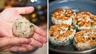 Куриные котлеты со сливками