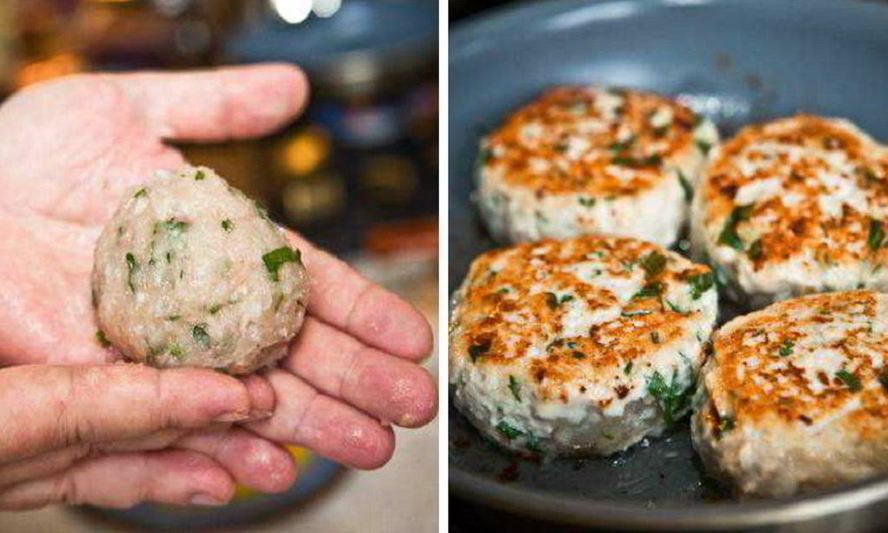 Рецепт куриных котлет со сливками