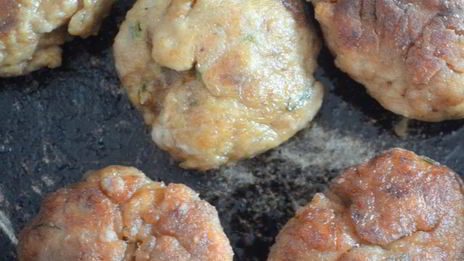 мясные котлеты с грибами