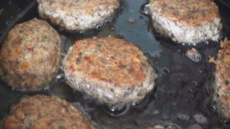 овсяные котлеты с шампиньонами