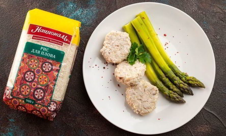 Рецепт паровых котлеток из индейки с рисом