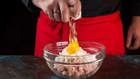 паровые котлетки из индейки с рисом