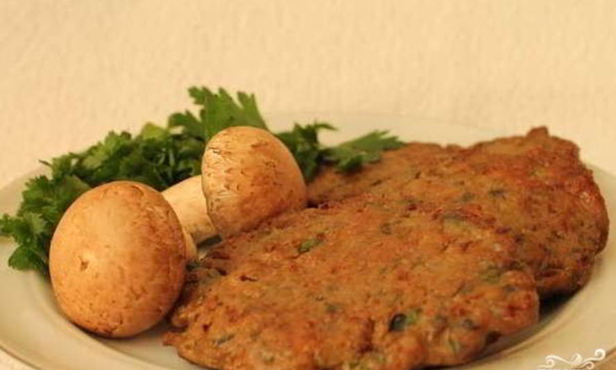 Рецепт печеночных котлет с грибами