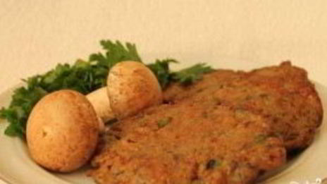 печеночные котлеты с грибами