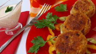 Постные морковно-нутовые котлеты