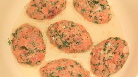 рубленные котлеты из горбуши