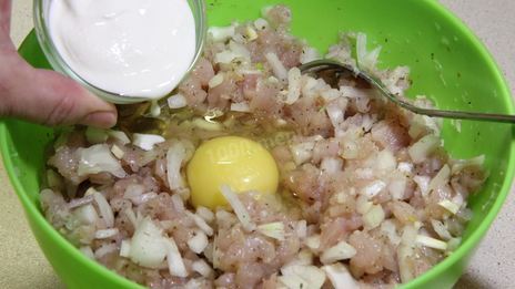 рубленные котлеты куриные