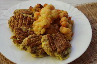 Рыбные котлеты на гриле