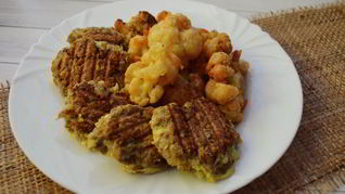 Рыбные котлеты на гриле