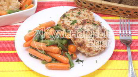 рыбные котлеты с рисом