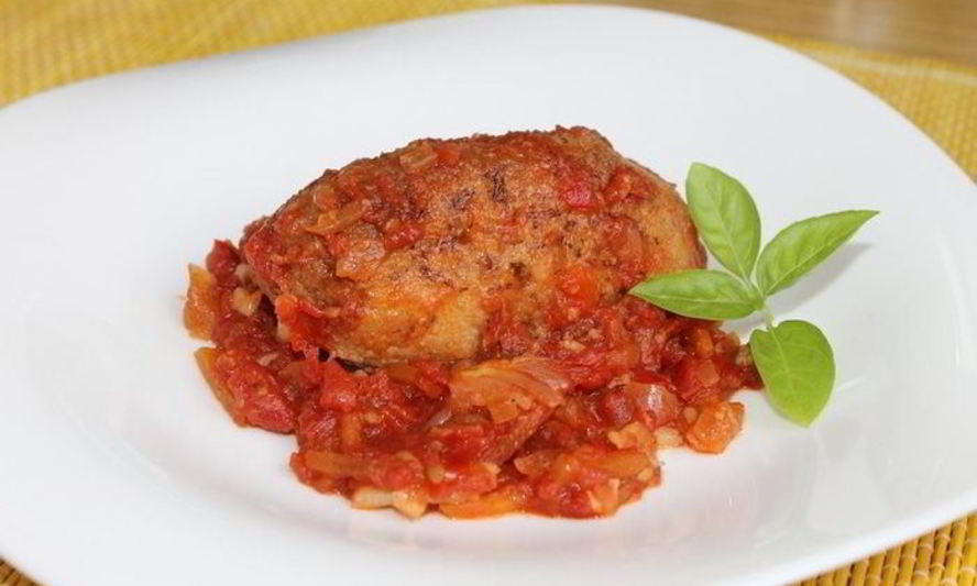Рецепт рыбных котлет в томатном соусе