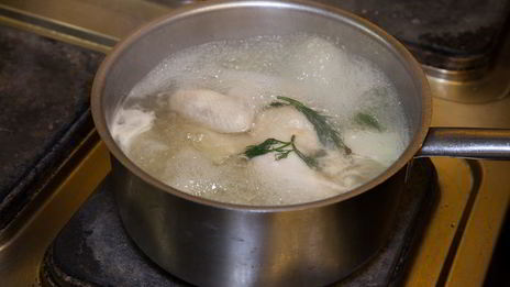 куриная лапша с опятами