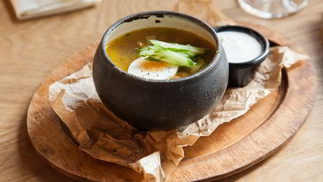 куриная лапша с опятами