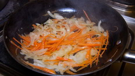 куриная лапша с опятами