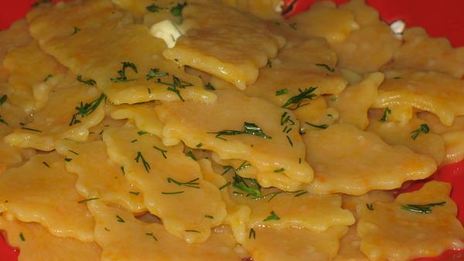 лапша домашняя морковная