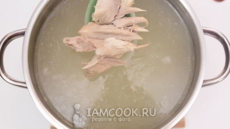 лапша домашняя с курицей