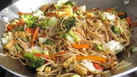 лапша с овощами по-китайски