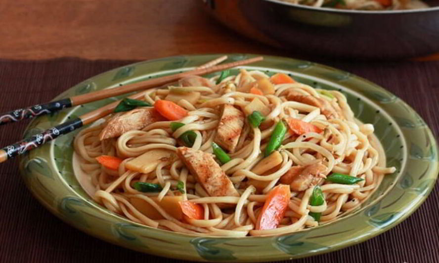 Рецепт лапши с соусом терияки