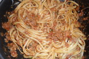 Лапша с тунцом