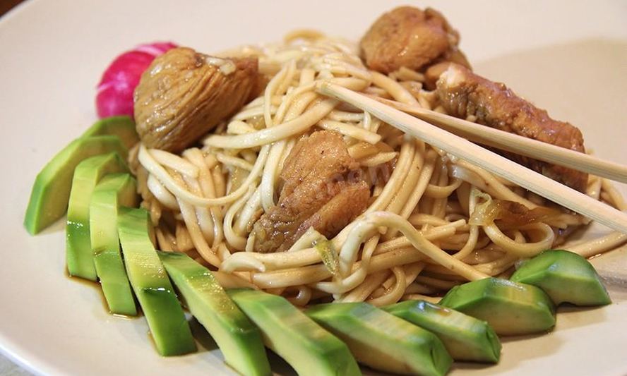 Рецепт лапши удон с индейкой