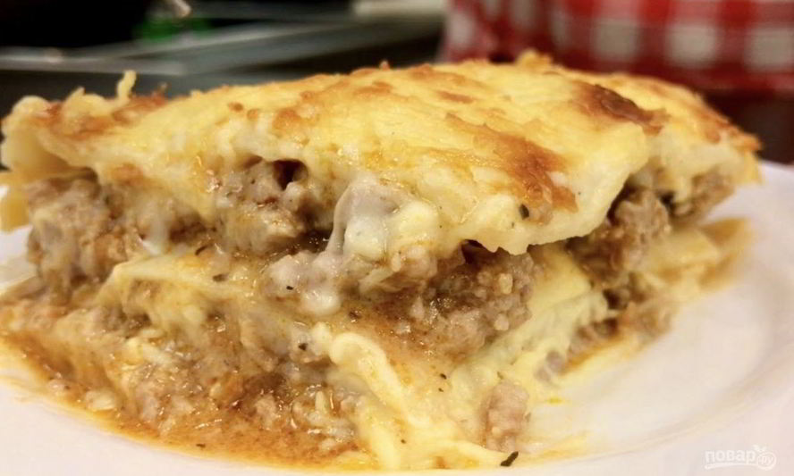 Рецепт домашней лазанья