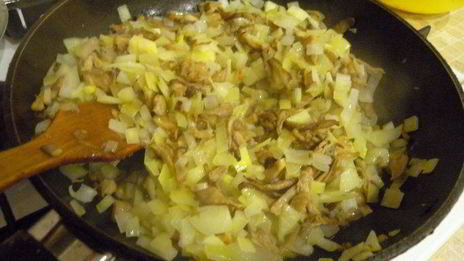 грибная лазанья