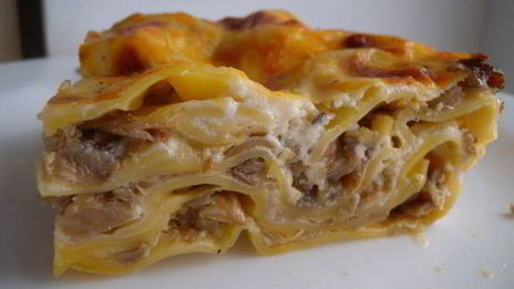 грибная лазанья