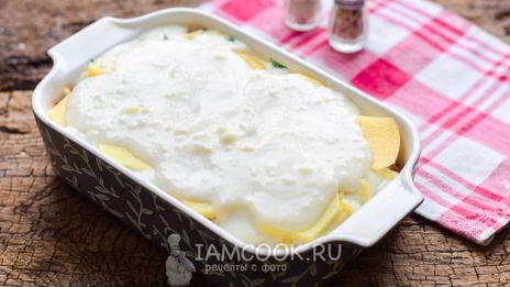 картофельная лазанья с фаршем