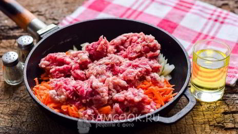 картофельная лазанья с фаршем