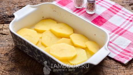 картофельная лазанья с фаршем