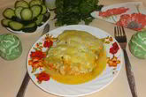 Лазанья из кабачков с курицей