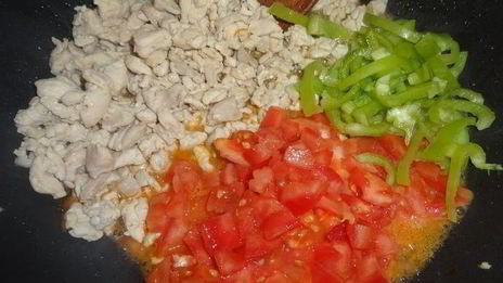 лазанья из кабачков с курицей