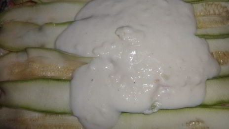 лазанья из кабачков с курицей
