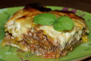 Лазанья из кабачков
