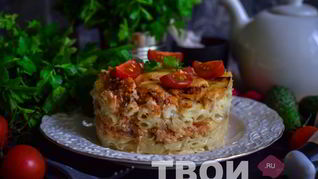 Лазанья из макарон