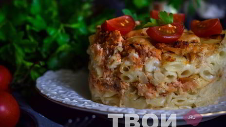 лазанья из макарон