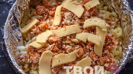 лазанья из макарон