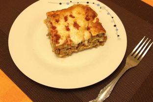 Лазанья мясная под томатным соусом