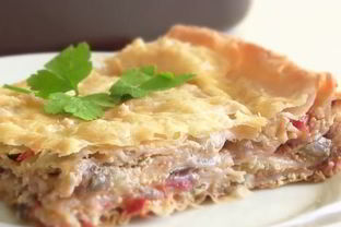 Лазанья овощная из лаваша