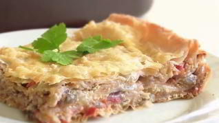 Лазанья овощная из лаваша