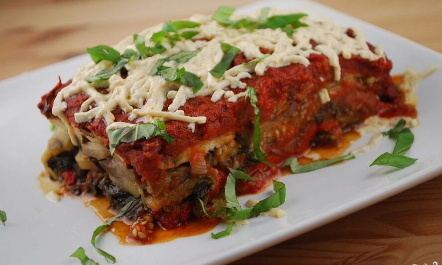 Рецепт лазаний с баклажанами и помидорами