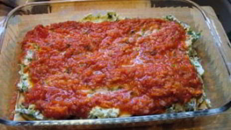 лазанья с баклажанами и помидорами