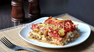 Лазанья с фаршем